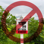 CCTV warning sign with anti-social behaviour symbol crossed out to highlight calls for stronger PRS support