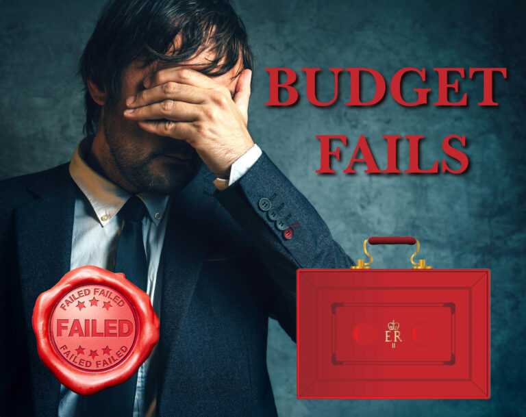 Frustrated businessman covering his face, symbolizing UK Budget 2024 failures for landlords.