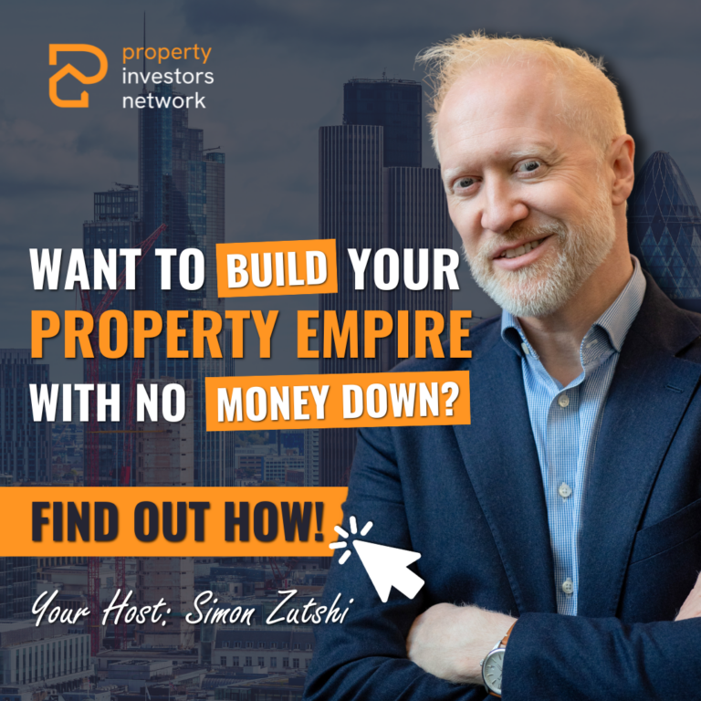Property investing masterclass promoting how to build a property portfolio with no money down