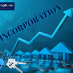 Rising buy-to-let incorporations shown through upward housing graph with Hamptons branding.