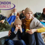 Families in temporary accommodation supported by London Councils during the homelessness crisis