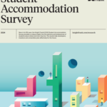 colourful abstract buildings illustrating trends in student accommodation demand