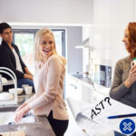 Students sharing a kitchen while discussing tenancy agreements and the Renters’ Rights Bill.