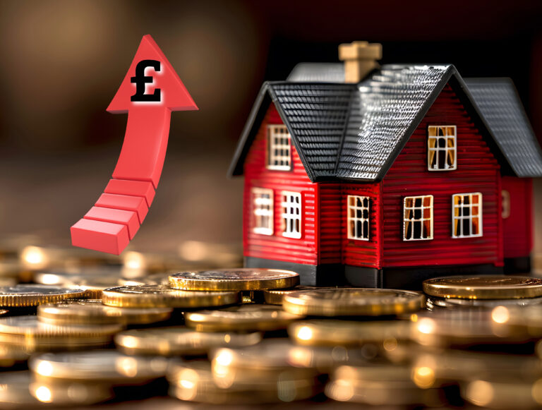 Rising UK housing costs with increased rent and mortgage spending.