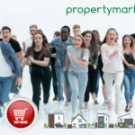 Group of excited homebuyers rushing forward to secure property before stamp duty changes