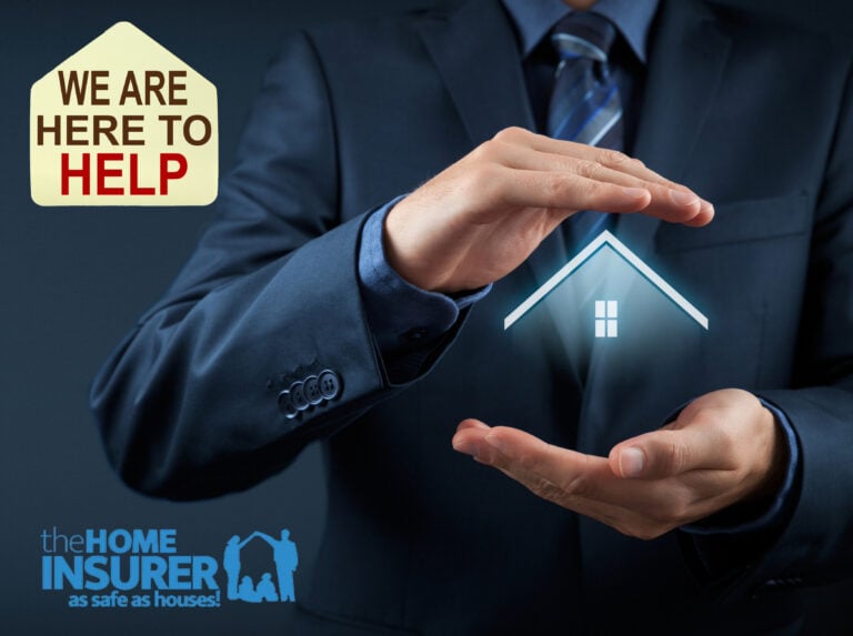 Hands protecting a glowing house icon, symbolizing landlord insurance support.