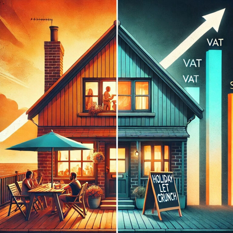 Holiday rental home split between family enjoyment and rising VAT costs impact.