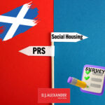 Scottish housing survey comparing private rented sector and social housing needs