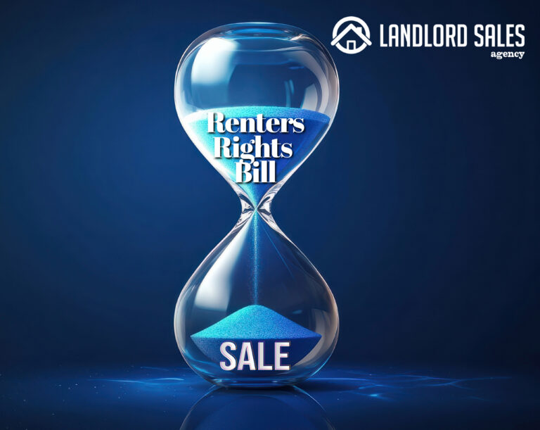 Hourglass showing Renters’ Rights Bill running out of time before property sale deadline