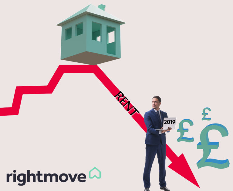 Falling rent prices outside London since 2019 highlighted by Rightmove data
