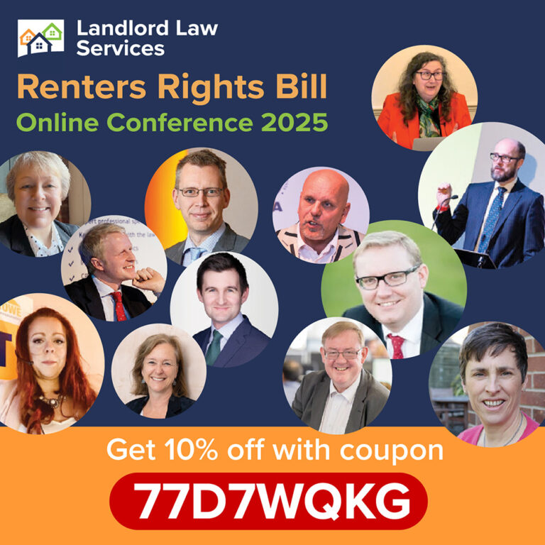 Speakers for the Renters Rights Bill Online Conference 2025 promoting landlord and tenant law updates
