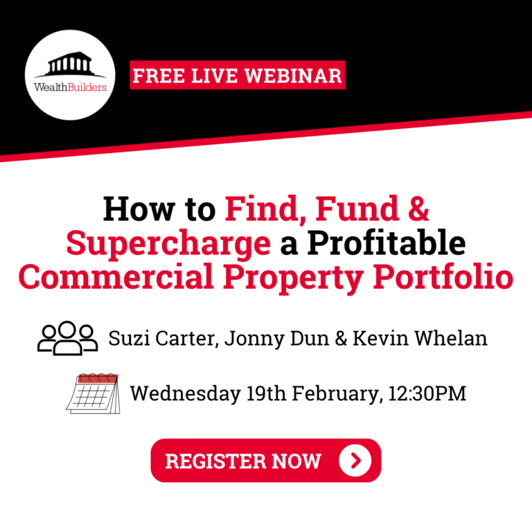 Free webinar on building a profitable commercial property portfolio with expert guidance
