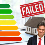 Ed Miliband, EPC graph, a home and failed sign