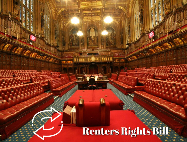 A picture of the inside of the Houses of Parliament