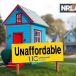 Unaffordable sign in front of a house
