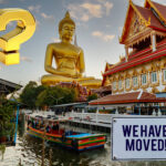 A picture of Thailand, a question mark and we have moved text