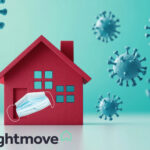 A red house, a Covid image of cells and Rightmove