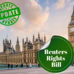 The Houses of Parliament and Renters' Rights Bill logo