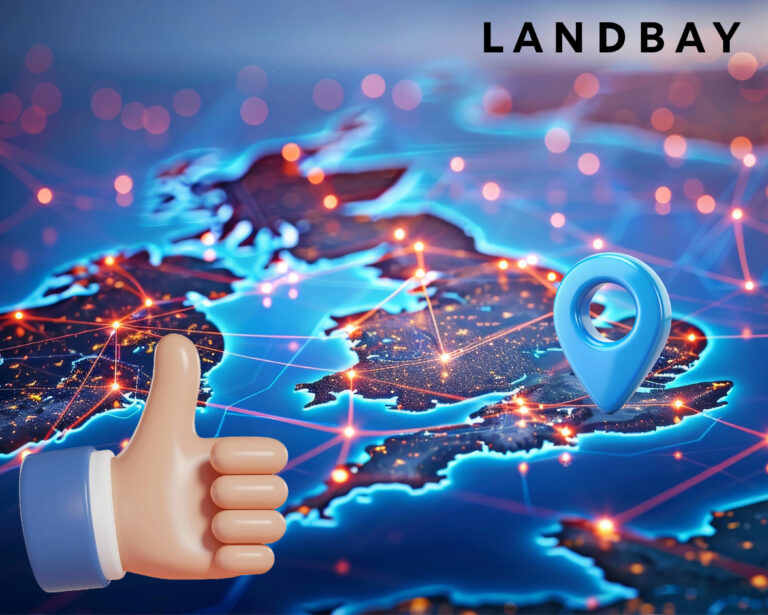 Map of engalnd with a pin in the scouth and a thumbs up