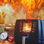 Air fryer caught fire with a ticking time bomb