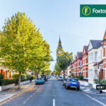 Street of houses in London