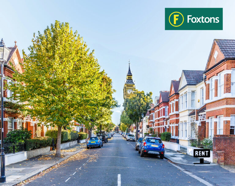 Street of houses in London