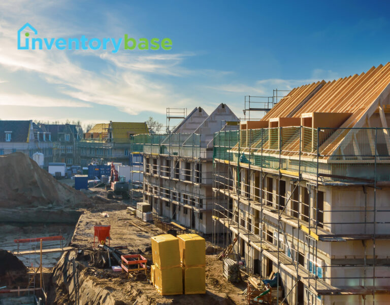 construction on a row of houses