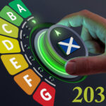 A hand turning a X button against EPC graph and text 2033 on black background