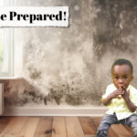 Image of Awaab for Awaabs law in a room with mould and a label stating be preopared