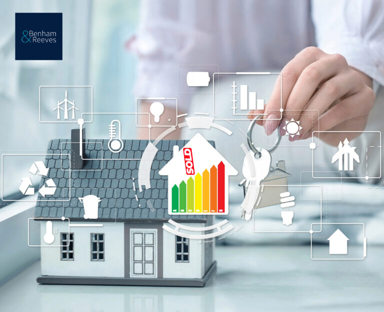 Keys handed over for an energy-efficient home sale highlighting strong EPC ratings.