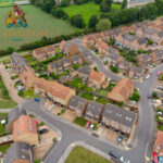 Aerial view of suburban housing in Hillingdon, London, representing the area affected by new HMO regulations