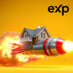 House strapped to a rocket symbolising rapid rise in UK property prices