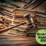 Legal hammer and paperwork with the label Renters Rights Bill