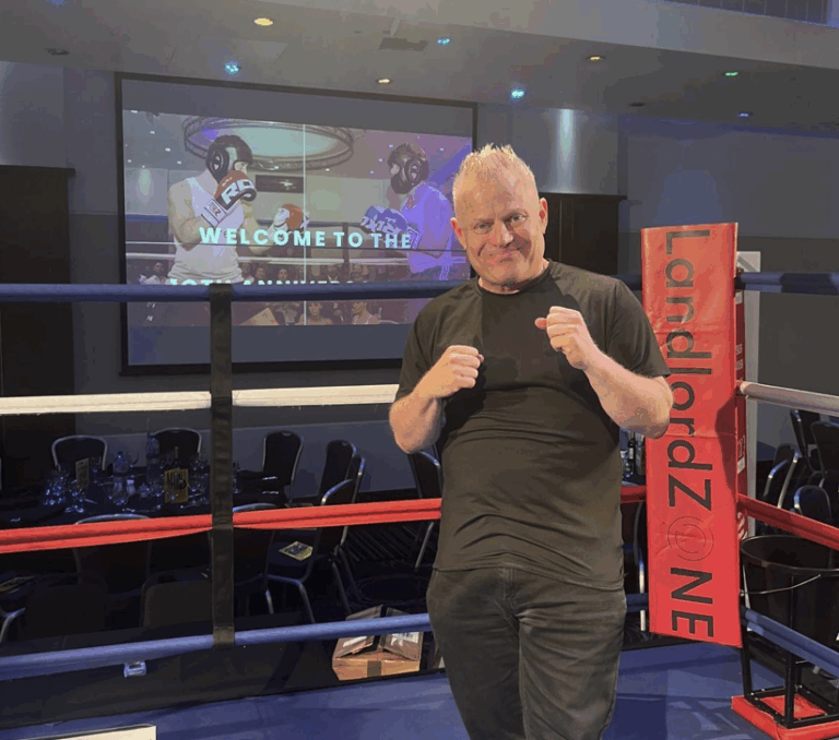 Paul Shamplian in a Boxing ring