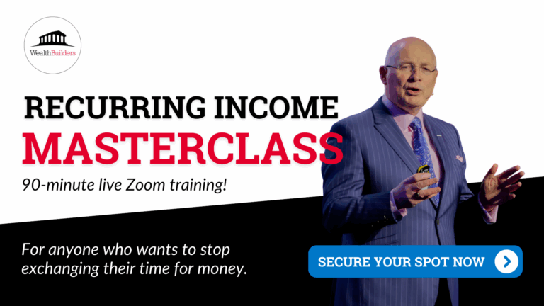 Kevin Wheelan introducing WealthBuilers Masterclass