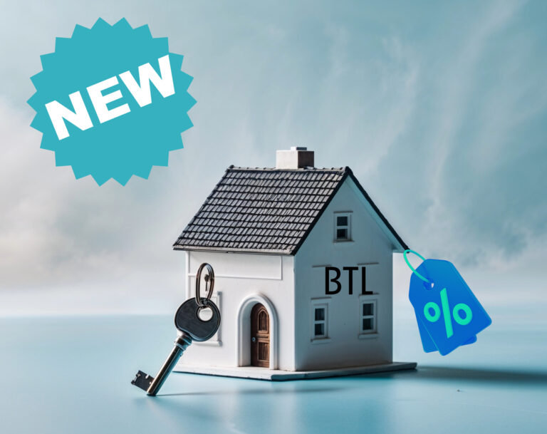 Model house with key and discount tag symbolising new buy-to-let mortgage offers.