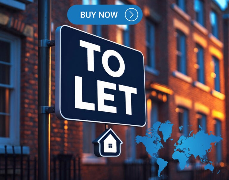 “To Let” sign outside brick houses symbolising growth in UK buy-to-let market