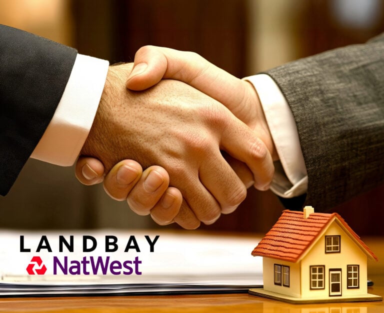 Handshake symbolizing NatWest and Landbay buy-to-let mortgage partnership