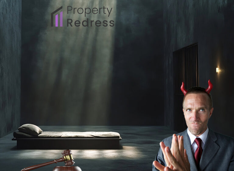 Corrupt landlord imagery symbolising exploitation in the rental housing sector