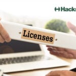 Binder labeled “Licenses” exchanged during Hackney Council landlord licensing discussion