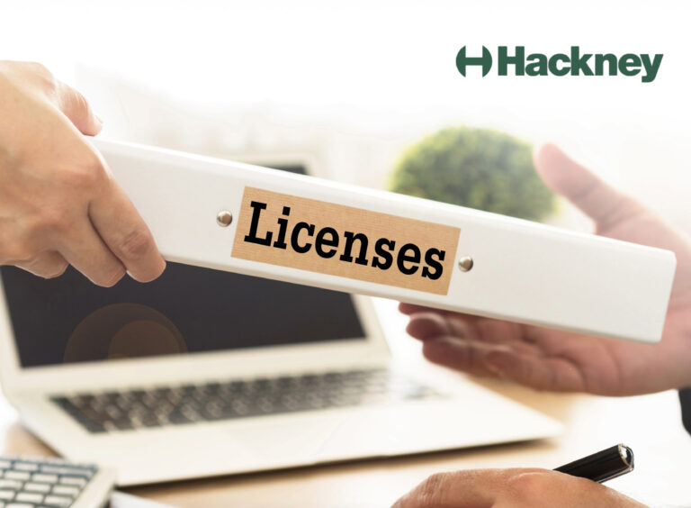 Binder labeled “Licenses” exchanged during Hackney Council landlord licensing discussion
