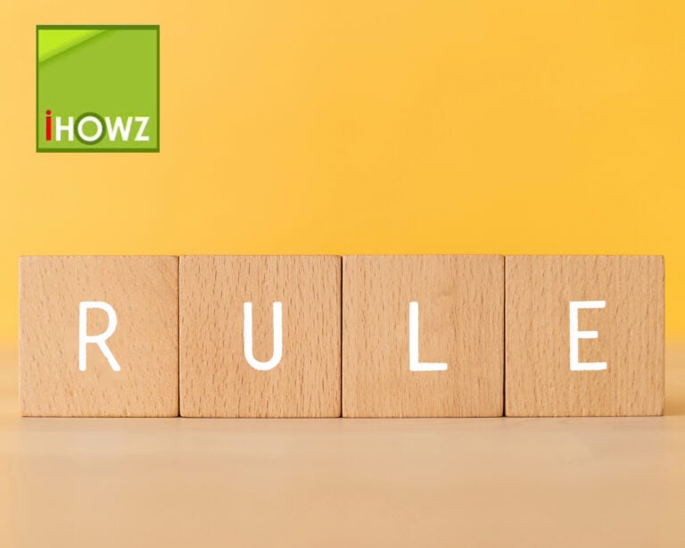 Wooden blocks spelling “RULE” highlighting fairness in landlord and council regulations