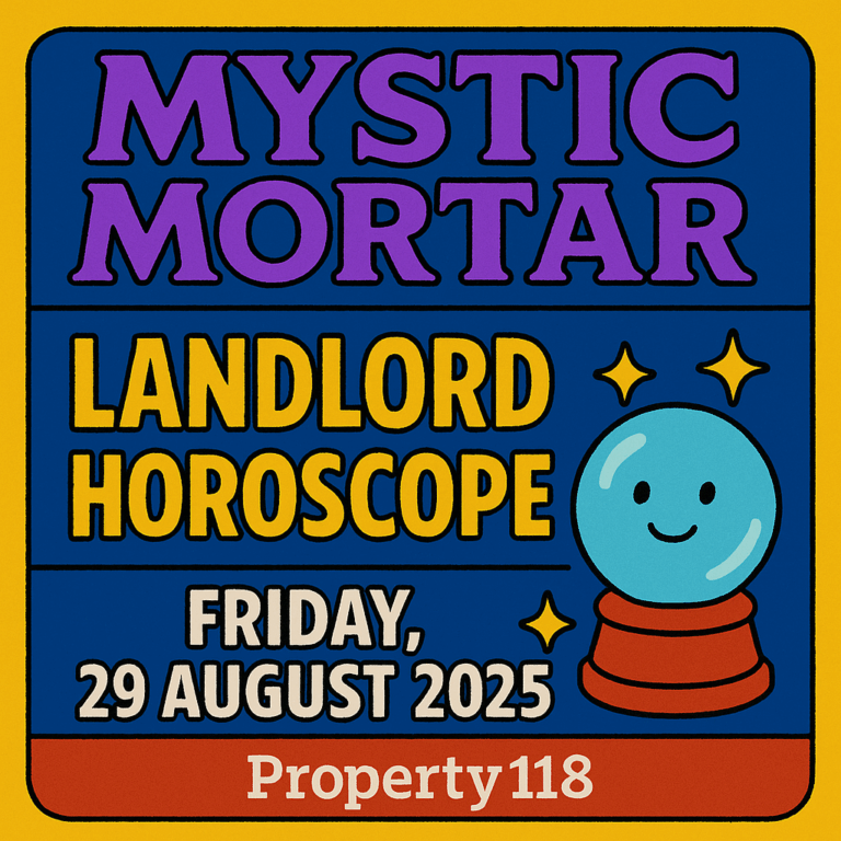 Mystic Mortar landlord horoscope featured image for Friday, 29 August 2025