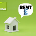 Model house with rent symbol highlighting UK rental market trends