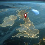 Map highlighting affordable property investment opportunities in northern UK regions