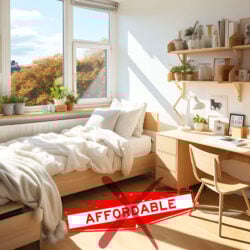 Students priced out of purpose-built student accommodation