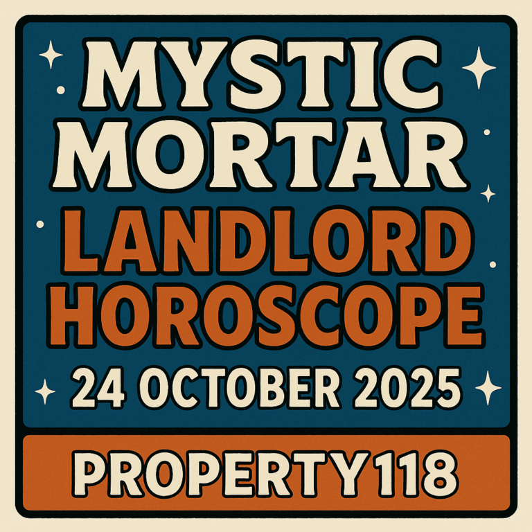 Mystic Mortar Landlord Horoscope image for 24 October 2025