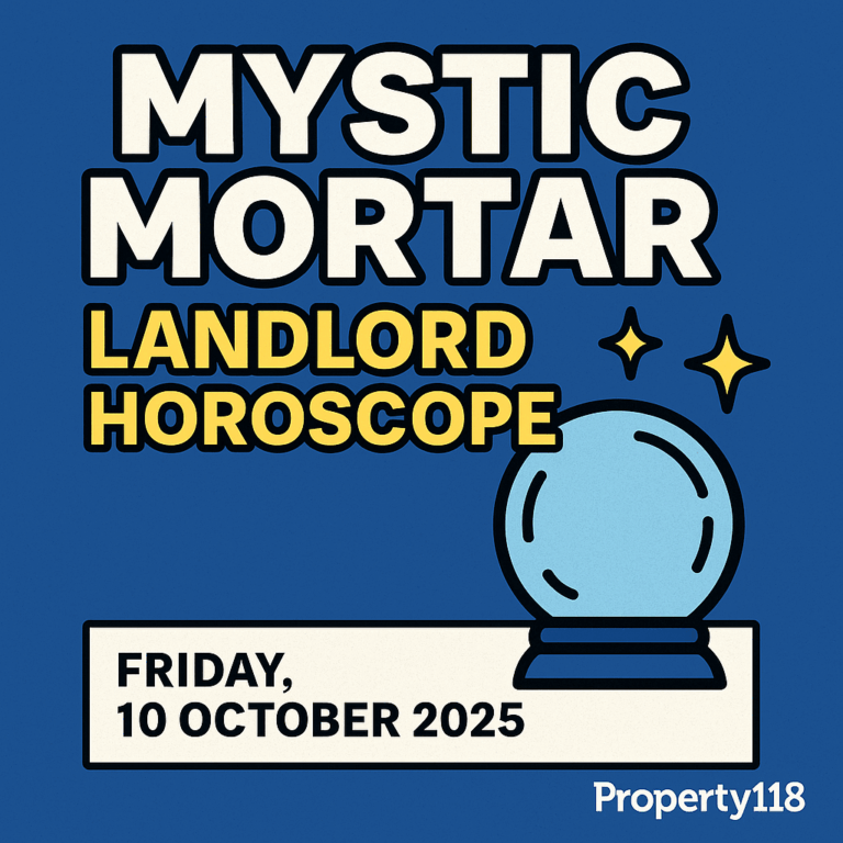 Mystic Mortar landlord horoscope featured image for Friday, 10 October 2025