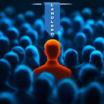 Landlord highlighted among crowd to show tenant satisfaction in rental market survey