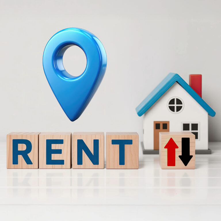 House rental market trends showing rent price changes across UK regions